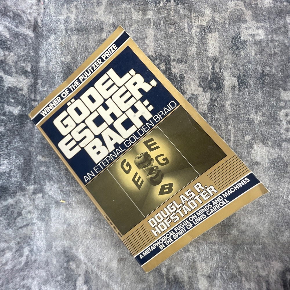 Gödel Escher Bach Douglas Hofstadter Pulitzer Prize Paperback An Eternal Golden